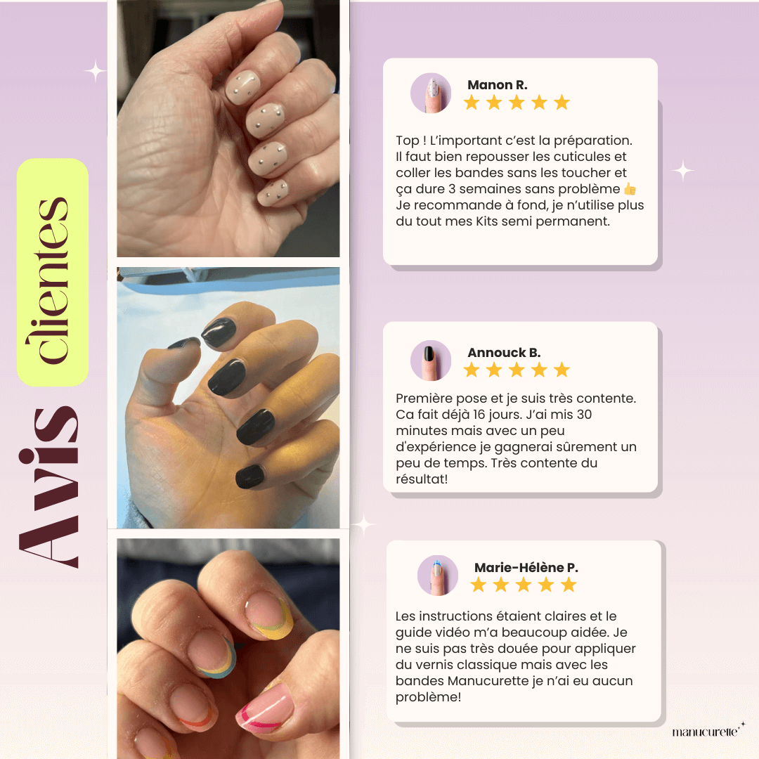 Coffret "XXL" - 6 Manucurette à choix!
